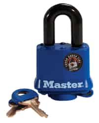 Master Lock 1-5/16 - 1-11/16 in. H x 1-9/16 in. L x 1 in. W Vinyl Covered Steel 4-Pin Cylinder Pa