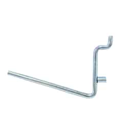 Crawford Chrome Plated Silver 2.5 in. Steel Peg Hooks 5