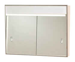 Zenith Metal Products 18-1/8 in. H x 5-1/2 in. D x 23-3/8 in. W Rectangle Medicine Cabinet