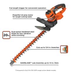 Black and Decker 20 in. L Hedge Trimmer