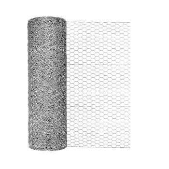 Garden Zone 24 in. H x 150 ft. L 20 Ga. Silver Poultry Netting