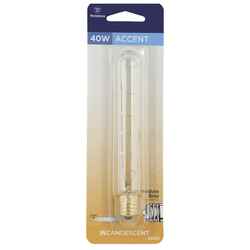 Westinghouse 40 watts T6.5 Incandescent Bulb 250 lumens White 1 pk Tubular