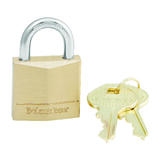 Master Lock 1 in. H X 5/16 in. W X 1-3/16 in. L Brass 4-Pin Cylinder Padlock 1 pk