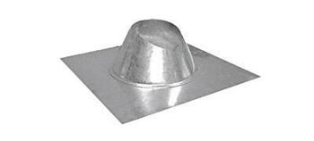 Imperial Manufacturing 8 in. Dia. Galvanized Steel Adjustable Fireplace Roof Flashing