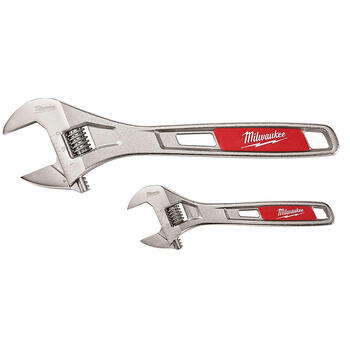 Milwaukee SAE Adjustable 2 pc. Adjustable Wrench Set