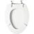 Mayfair Elongated White Molded Wood Toilet Seat