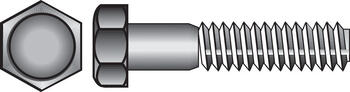 HILLMAN 5/8 in. Dia. x 2-1/2 in. L Zinc Plated Steel Hex Bolt 25 box