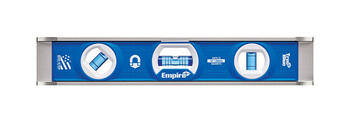 Empire True Blue 10 in. Aluminum Magnetic Torpedo Level 3 vial