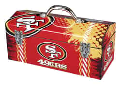 Sainty International 16.25 in. Steel San Francisco 49ers 7.1 in. W x 7.75 in. H Art Deco Tool Box