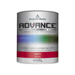 Benjamin Moore Advance Satin Base 2 Alkyd/Styrene Acrylate Paint 1 qt