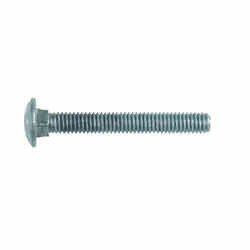 HILLMAN 5/16 Dia. x 2-1/2 in. L Hot Dipped Galvanized Steel Carriage Bolt 100 pk