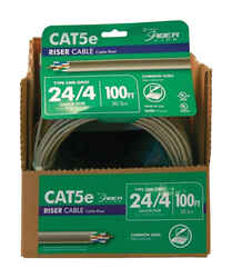 Southwire 100 ft. 24/4 Solid Audio 5e Riser Wire
