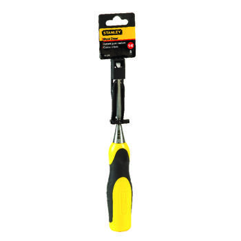 Stanley 1/4 in. W x 9 in. L Steel Wood Chisel Yellow 1 each