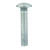 HILLMAN 3/8 Dia. x 2 in. L Hot Dipped Galvanized Steel Carriage Bolt 100 pk