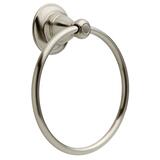 Delta Porter Brushed Nickel Towel Ring Die Cast Zinc