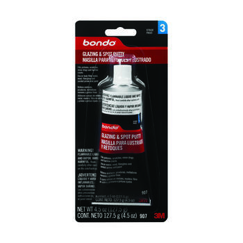 Bondo 4-1/2 oz. For Fills Imperfections, Pits, Scratches, & Shallow Dents Glazing and Spot Putty