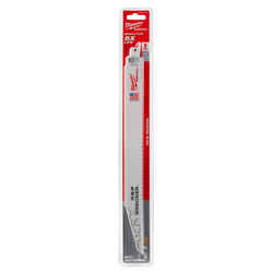 Milwaukee The WRECKER 12 in. L x 1 in. W Bi-Metal Demolition Reciprocating Saw Blade 8 TPI 5 pk
