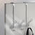 InterDesign 11 in. L Chrome Medium Classico Over-the-Door 3-Hook Rack 1 pk Steel