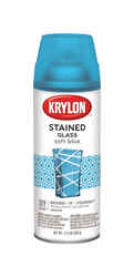 Krylon Stained Glass Translucent Soft Blue Spray Paint 11.5 oz