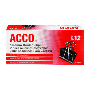 Acco Binder Clips 5/8 in.