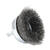 Forney 3 in. Dia. x 1/4 in. Coarse Steel Crimped Wire Cup Brush 1 pc.