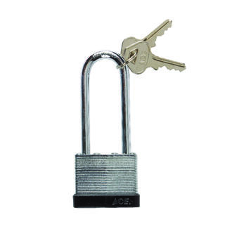 Ace 1.313 in. H x 1-1/2 in. L x 1-9/16 in. W Double Locking Padlock 1 pk Keyed Alike Steel