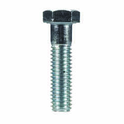 HILLMAN 3/8 in. Dia. x 1-1/2 in. L Heat Treated Zinc Steel Hex Head Cap Screw 100 box