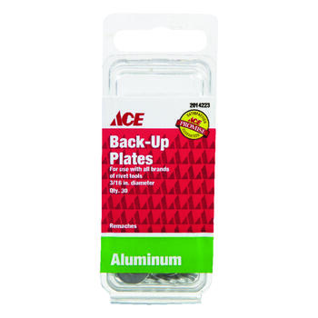 Ace Backup Plates 30 Clam Shell