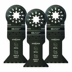 Imperial Blades Starlock 1-3/4 in. Dia. Bi-Metal Oscillating Saw Blade 3 pk