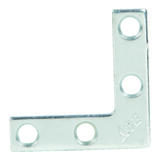 Ace 1-1/2 in. H x 1.375 in. W x 1-1/2 in. D Zinc Flat Corner Brace