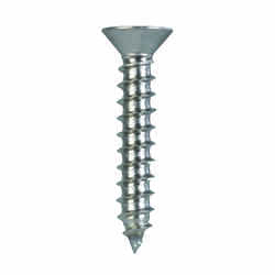 HILLMAN 12 x 1-1/4 in. L Phillips Flat Head Stainless Steel Sheet Metal Screws 100 per box