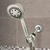 Waterpik PowerPluse Massage Brushed Nickel Seven settings Handheld Showerhead 1.8 gpm