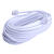 Monster Cable 25 ft. L White Modular Telephone Line Cable