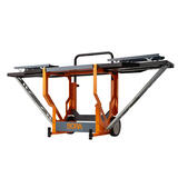 Bora Portamate 31 in. L x 29 in. W x 34 in. H Miter Saw Station Steel Portable Orange