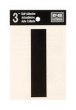 Hy-Ko 3 in. Black Vinyl Self-Adhesive Letter I 1 pc.