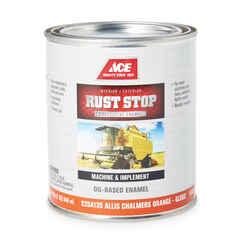 Ace Rust Stop Indoor and Outdoor Gloss Allis Chalmers Orange Interior/Exterior Rust Prevention