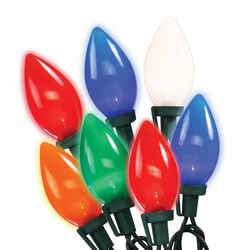 Celebrations Basic LED C9 Multicolored 25 ct String Christmas Lights 16 ft.