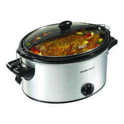 Hamilton Beach Stainless Steel Silver Slow Cooker 6 qt.