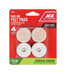 Shepherd Beige 1-1/2 in. Nail-On Felt Cushioned Glide 4 pk