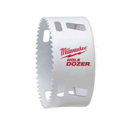 Milwaukee Hole Dozer 5 in. Dia. x 2.9 in. L Bi-Metal Hole Saw 1 pc. 1/4 in.