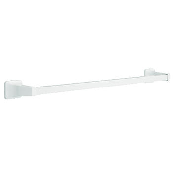 Franklin Brass Futura White Towel Bar 26.24 in. L Die Cast Zinc