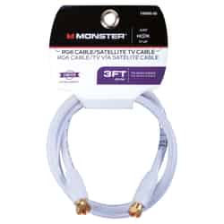 Monster Cable Hook It Up 3 ft. Video Coaxial Cable