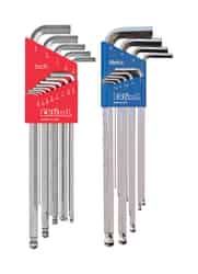 Eklind Tool Assorted Metric and SAE Extra Long 22 pc. Multi-Size in. Ball End Hex Key Set
