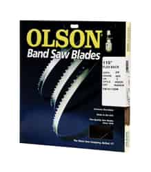Olson 3/8 in. W x 115 L x 0.025 in. x 3/8 in. W 3 TPI Hook Carbon Steel 1 pk Band Saw Blade
