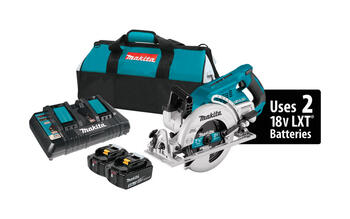 Makita X2 LXT 36 volt 7-1/4 in. Rear Handle Circular Saw 5100 rpm Cordless Kit