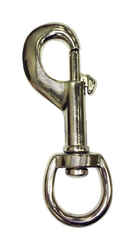 Baron 1/2 in. Dia. x 3-1/4 in. L Nickel-Plated Steel Boat Snap 130 lb.