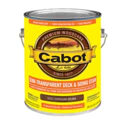 Cabot Semi-Transparent 16337 Cordovan Brown Oil-Based Penetrating Oil Deck and Siding Stain 1 gal