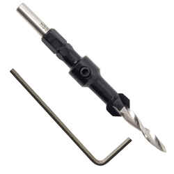 Wolfcraft 4.5 mm Dia. Tapered Screw Setter Steel Hex Shank 1 pc. 1/4 in.