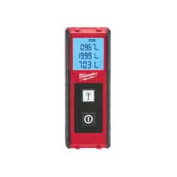Milwaukee 4 in. L x 1-1/2 in. W Laser Distance Meter 65 ft. Red 1 pc.