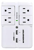 Monster Cable Just Power It Up 540 J 4 outlets Surge Tap